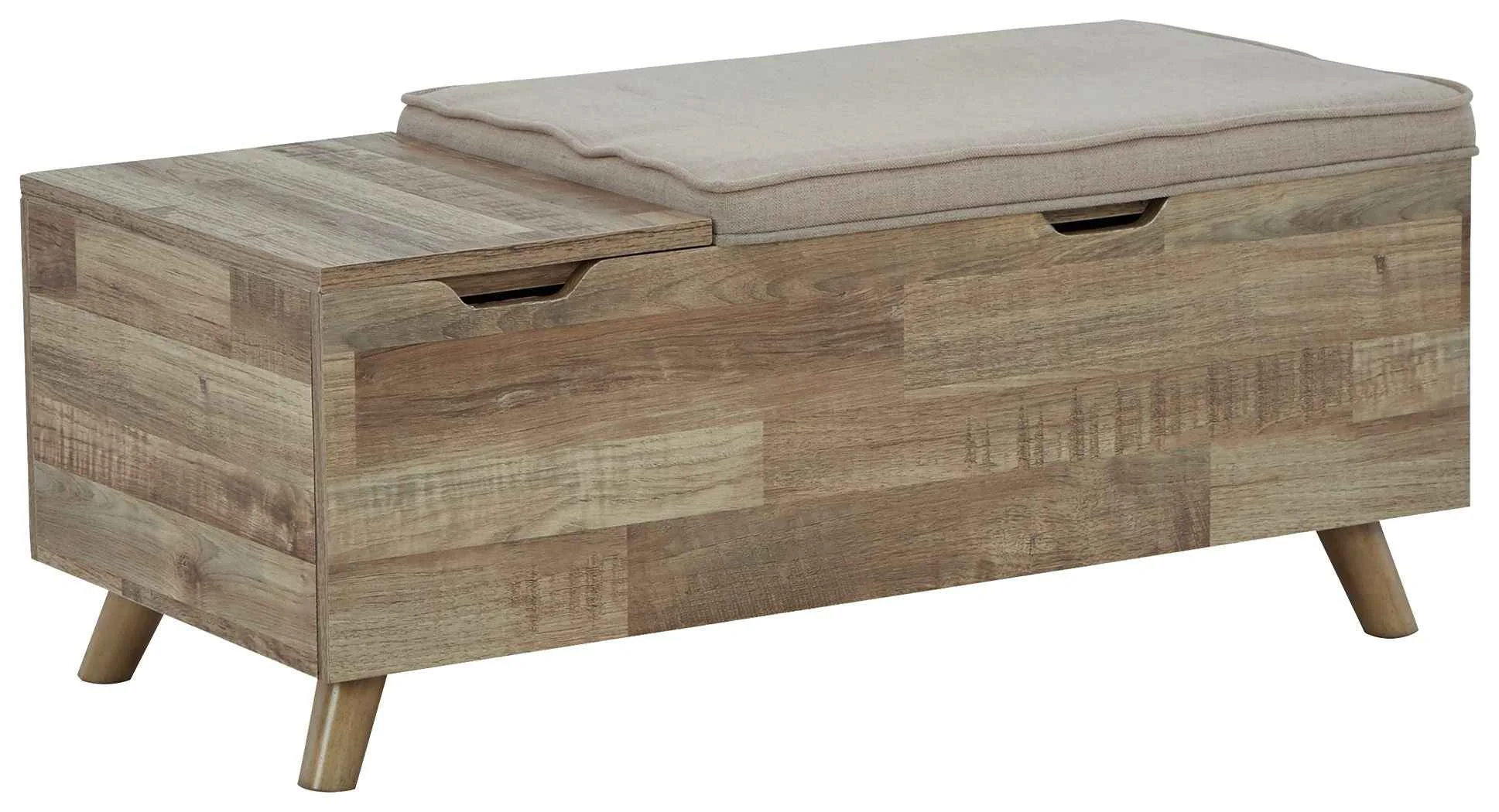 Effective Gerdanet - Storage Bench - Beige Consistent
