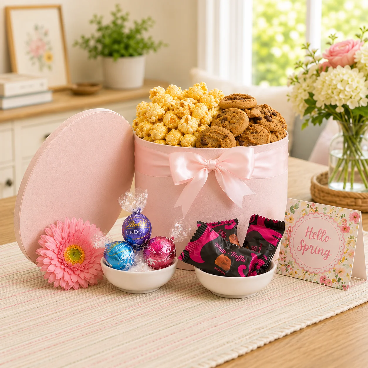 Optimized Box of Cookies and Chocolates Gift Basket Organic