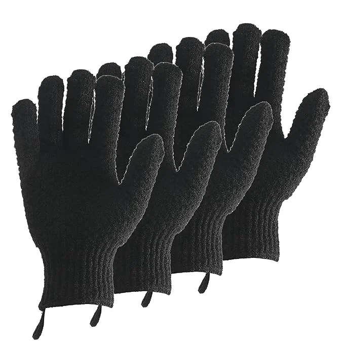 Quality 2 Pairs Bath Exfoliating Gloves Comfortable
