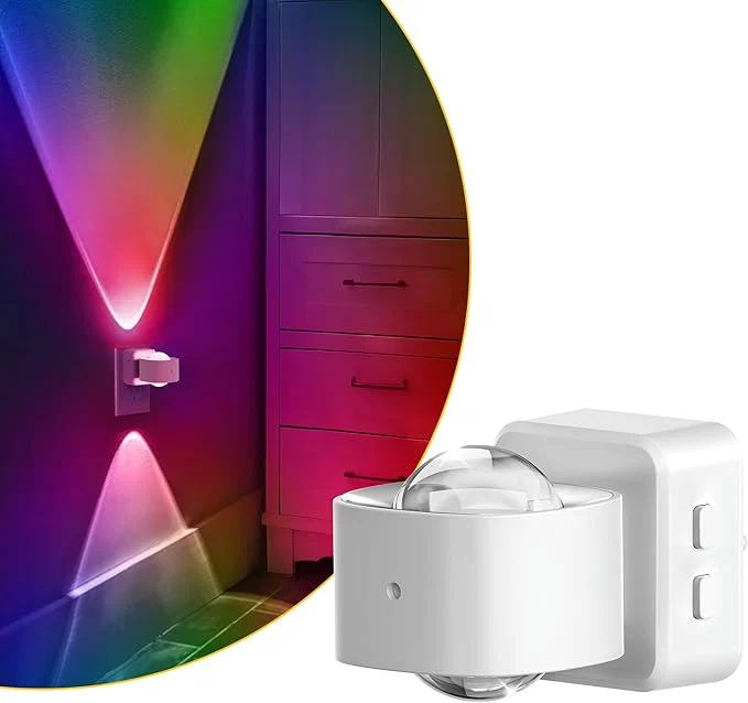 Unique L LOHAS LED Night Light Color Changing Night Lights Plug into Wall Rotating Convenient