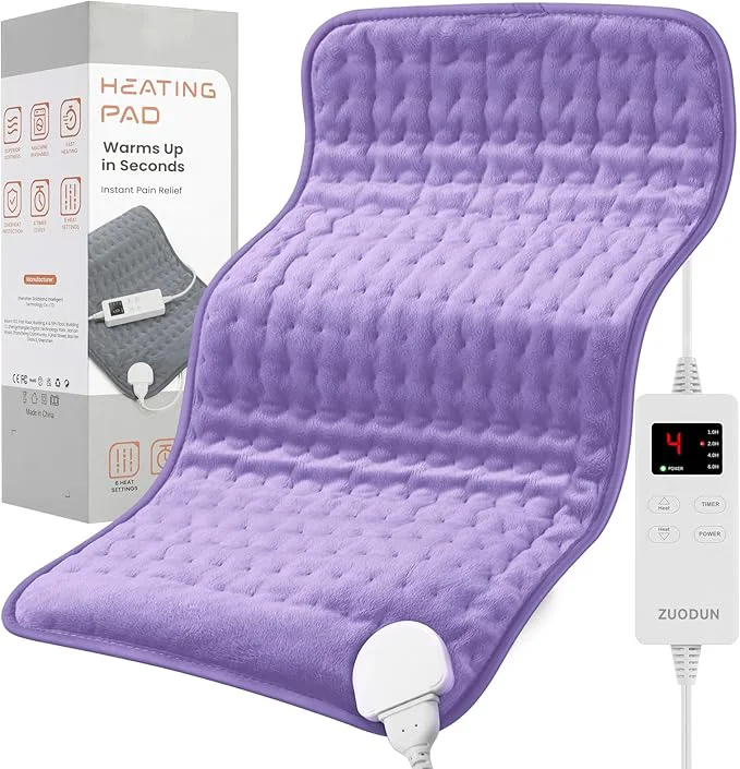 Official Heating Pad for Women Cramps and Back Pain Relief Electric Heat Pad Casual