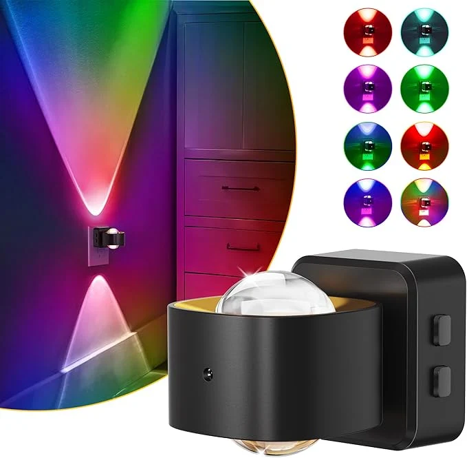 Enhanced L LOHAS LED Night Light Projector Color Changing Night Light Plug into Wall High-Performance