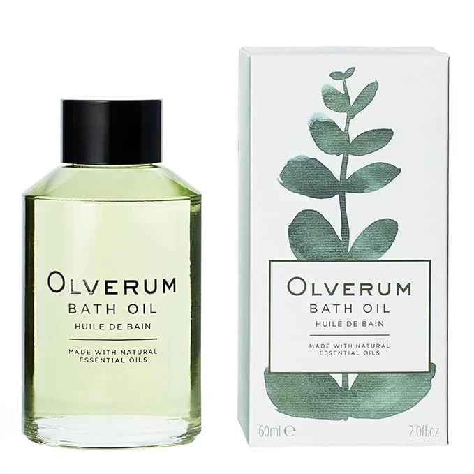 Certified OLVERUM - Natural Bath Oil Vegan Cruelty- Revitalizing Clean Beauty Excellent