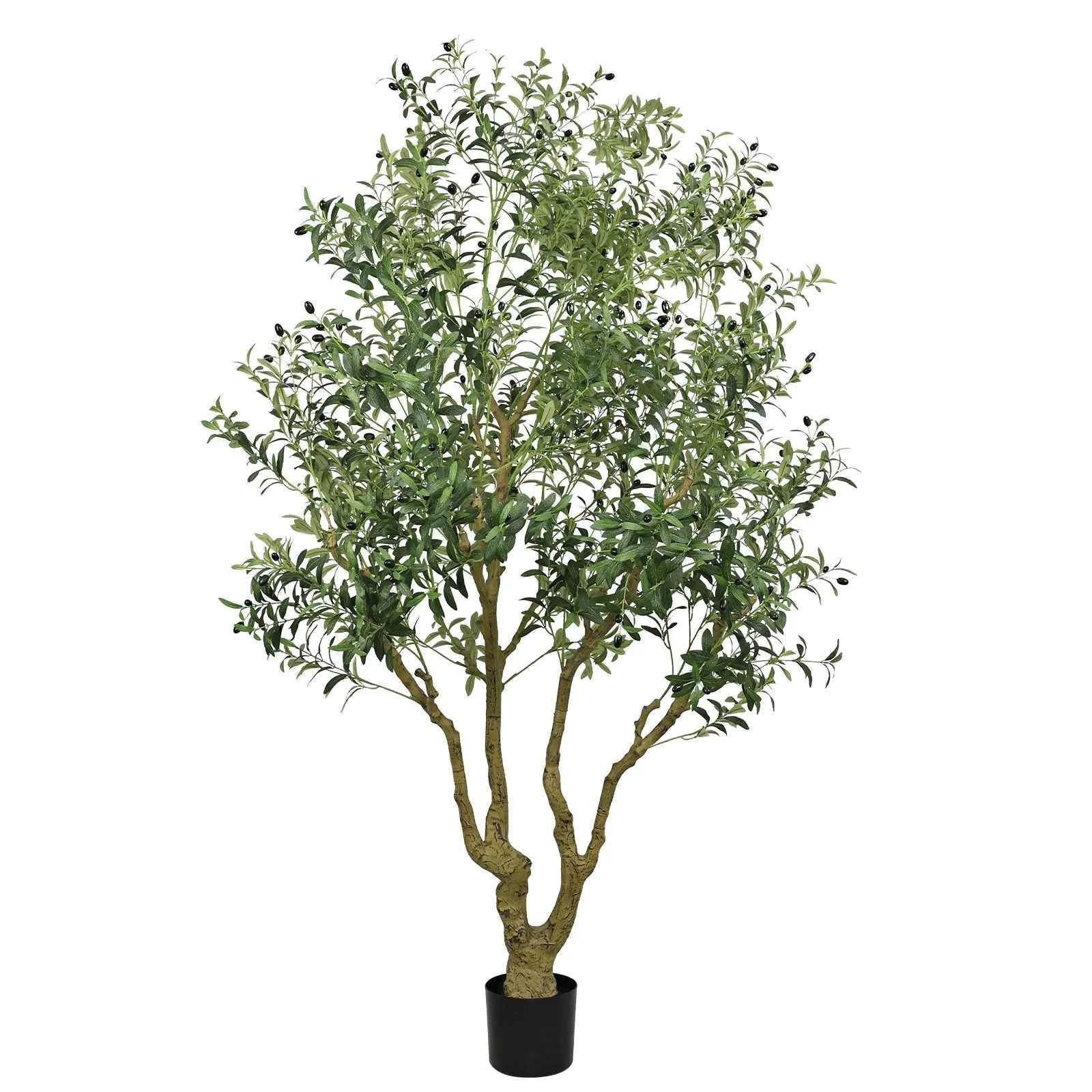 Trusted Artificial Olive Tree Large With Trunk Indoor Outdoor Decorative Plant For Living Room - Green Artisan