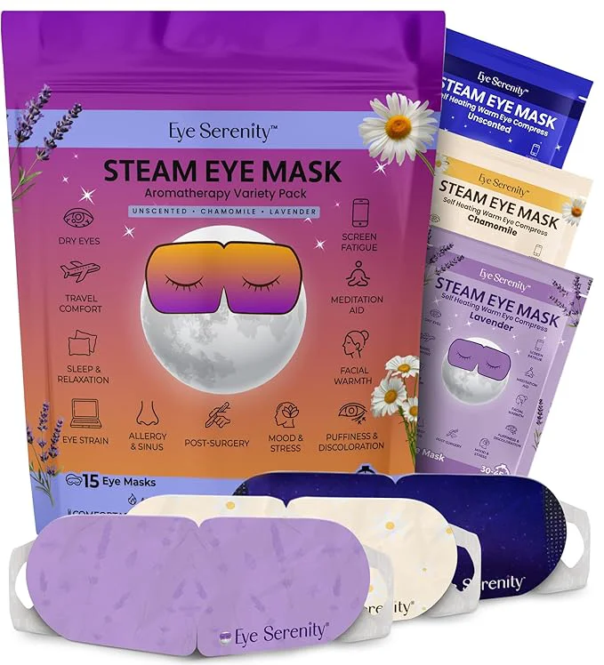High-Grade Eye Serenity Steam Eye Mask Heated Eye Mask Self Heating Warm Compress Casual