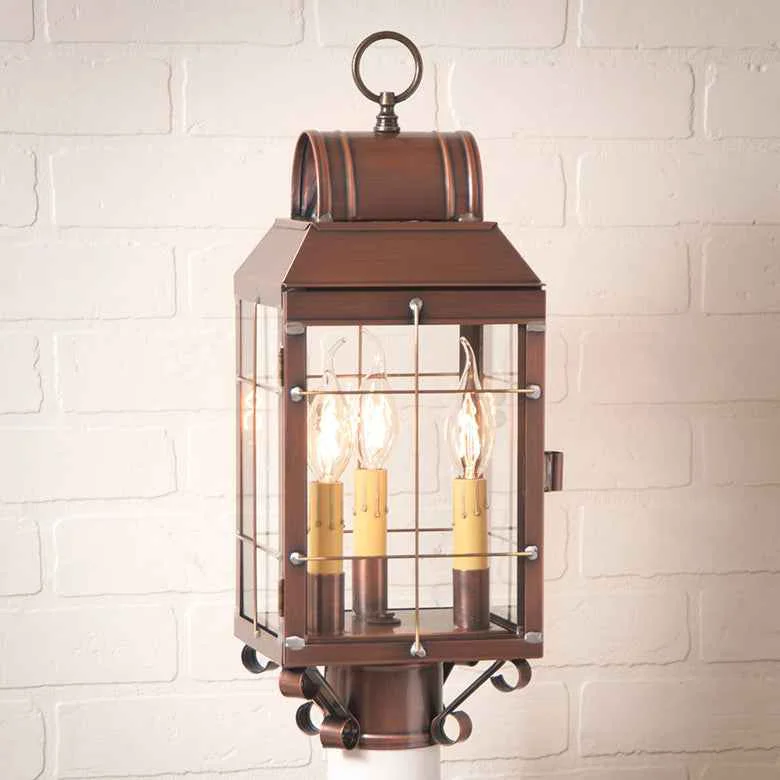 Fine Martha 39 s Post Lantern in Antique Copper Premium