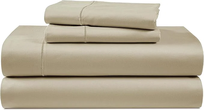 LANE LINEN Egyptian Cotton Bed Sheets California King Size Soft amp Comfy Sateen Weave No Pill Fade Resistant Cal King Bedding Set Machine wash 15 39 39 Deep Pocket - Linen Optimized