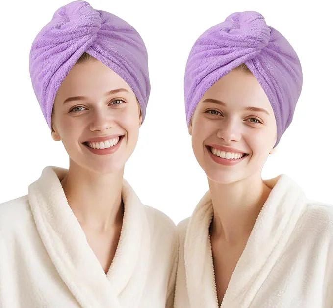 Specialty Microfiber Hair Drying Towel Wrap Practical