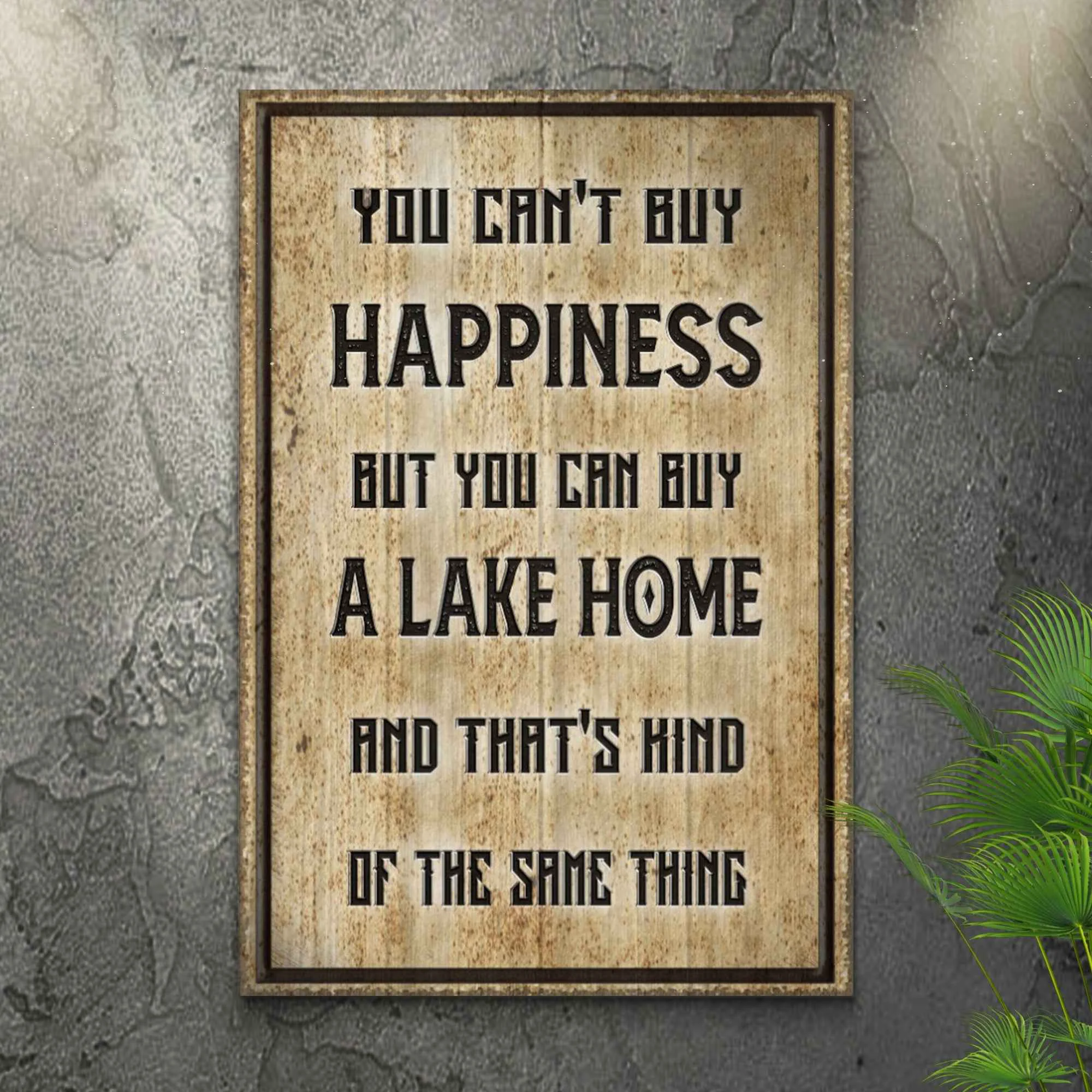 Responsible Lake Home Sign Enhanced