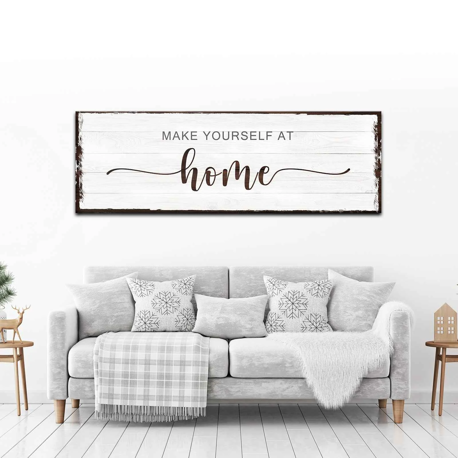 Fine Make Yourself At Home Sign III Secure
