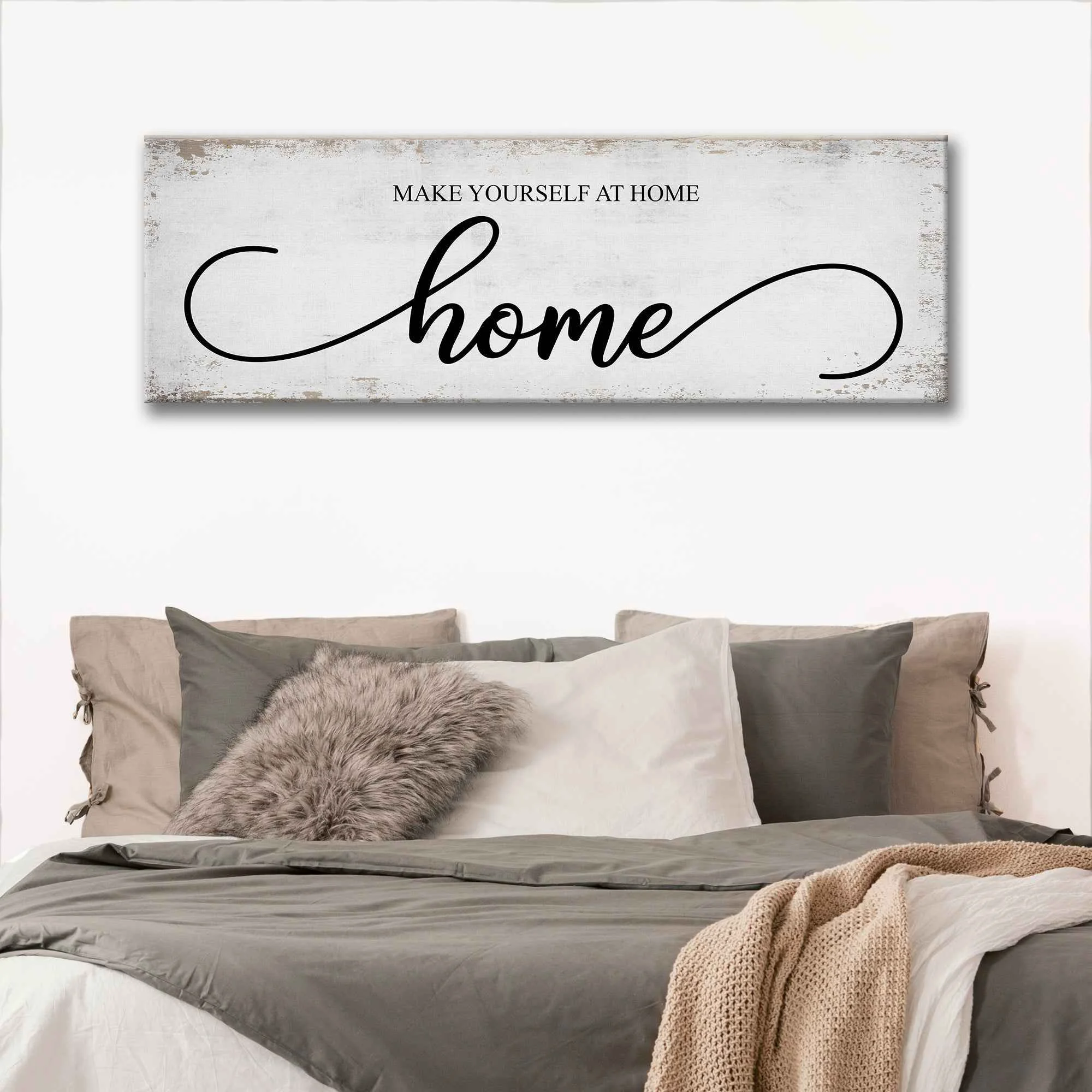 Relaxed Make Yourself At Home Sign Original