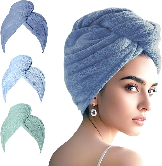 Sustainable Microfiber Hair Drying Towel Wrap Exclusive