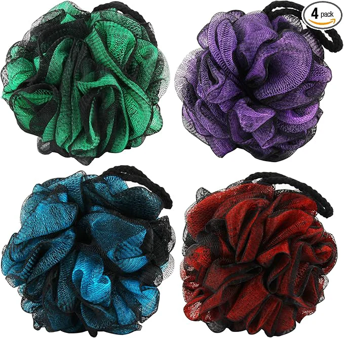 Natural Chuya 60g Bath Loofahs Sponges Shower Sponge Loofah Body Scrubber Balls Pure
