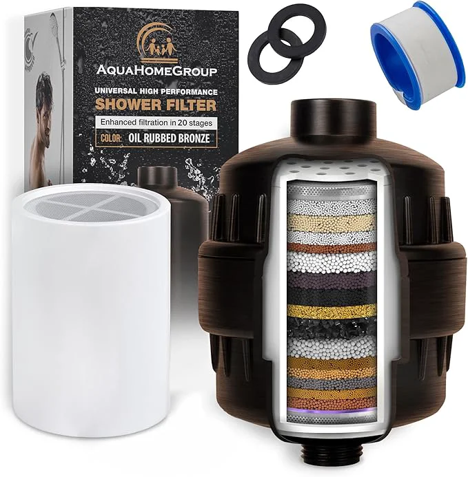 Original Design AquaHomeGroup 20 Stage Shower Filter Carefully Designed