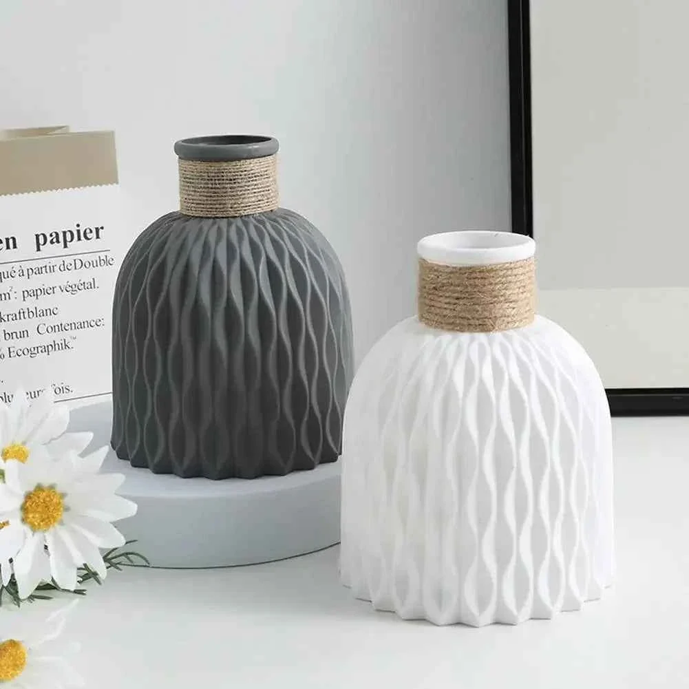 Environmentally Friendly Vase - Decorative Ceramic White High-Performance