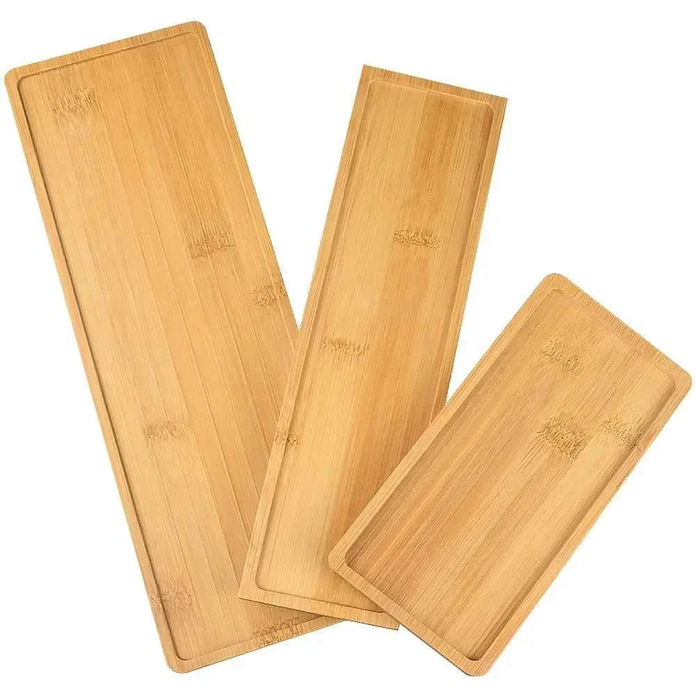 Trendy Tray - Natural Wooden Organizer Modern