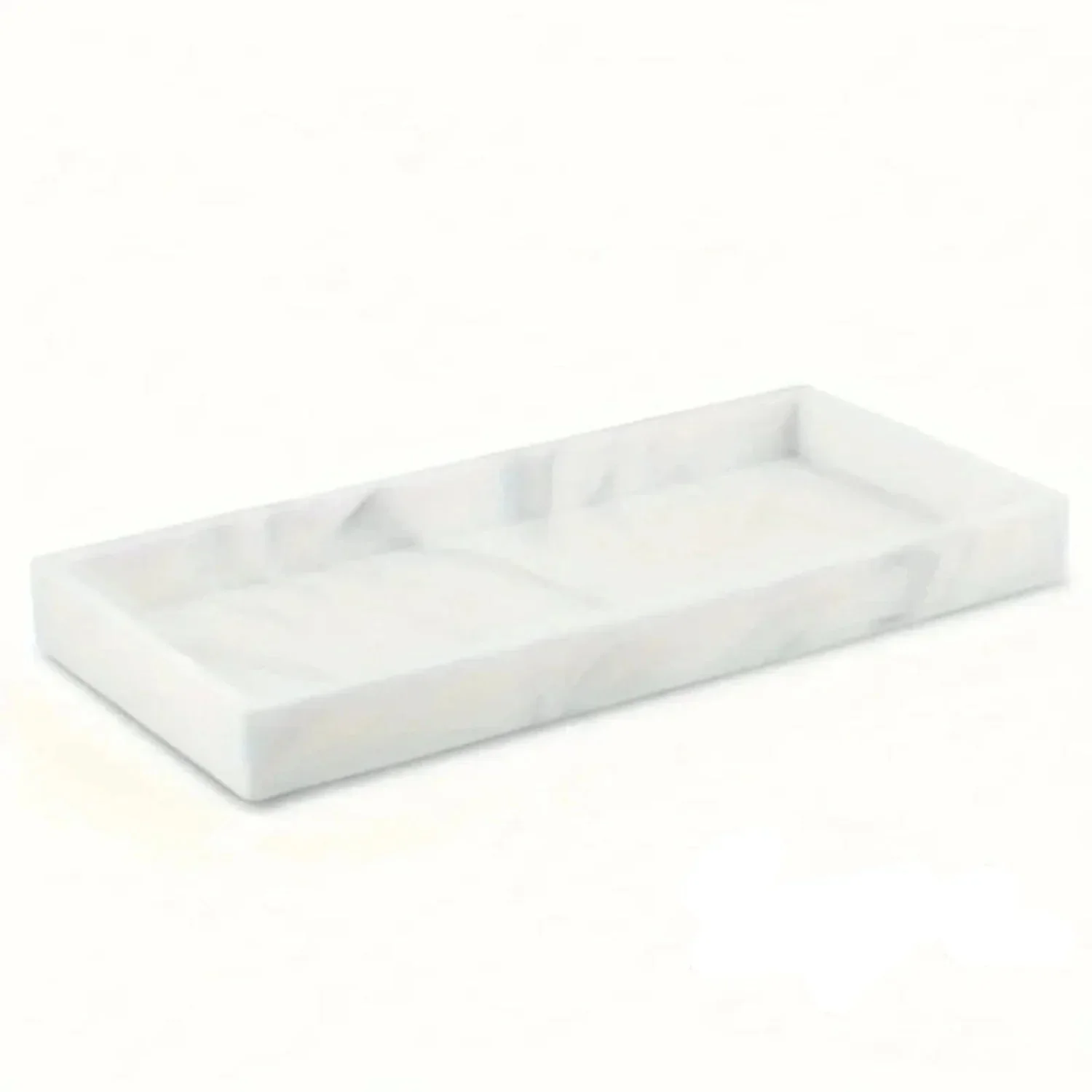 Specialty Tray - Decorative White Gold Safe