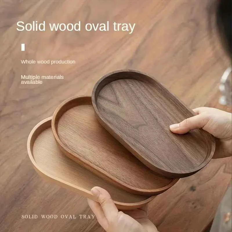 Consistent Acacia Wood Trinket Tray Functional