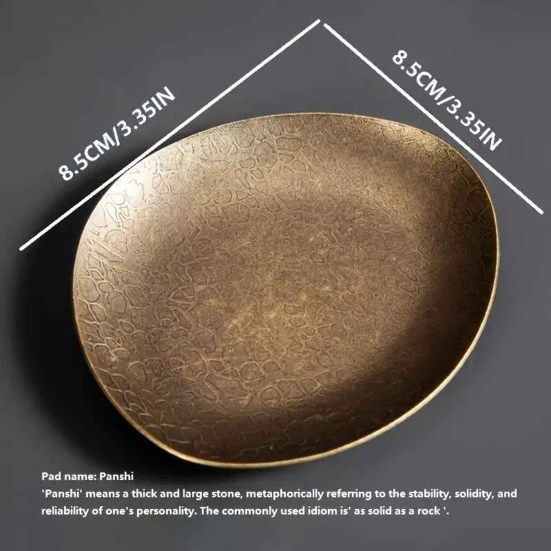 Consistent Coasters - Vintage Metal Copper Dependable