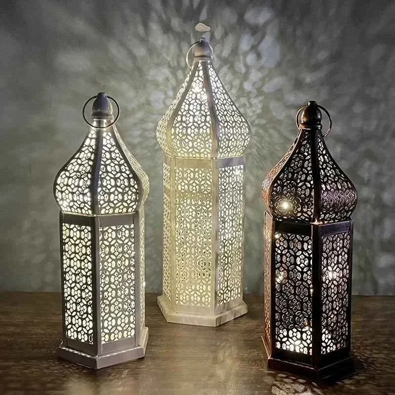 Flexible Lantern - LED Iron Moroccan Retro Traditional