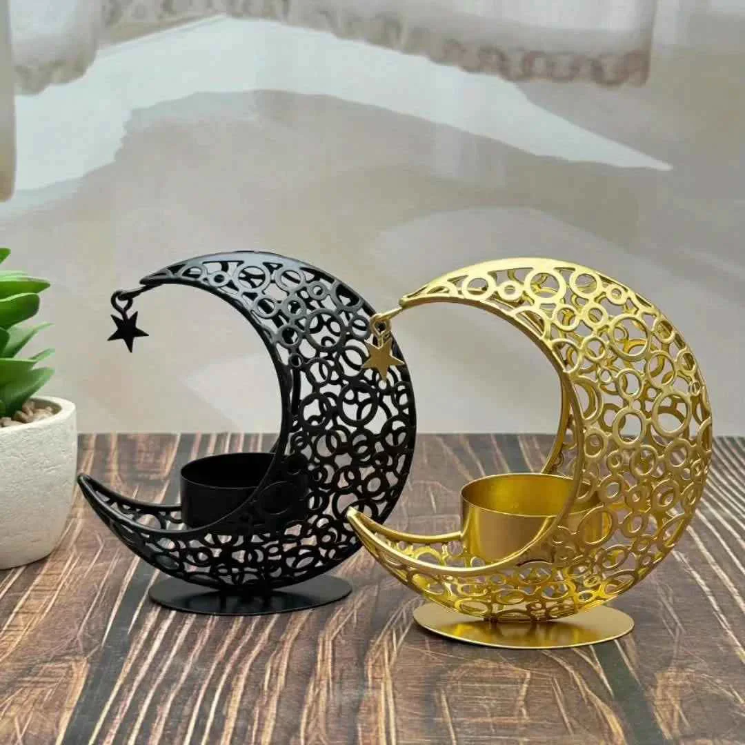 Fashionable Candle Holder - Decorative Metal Gold Top-Quality