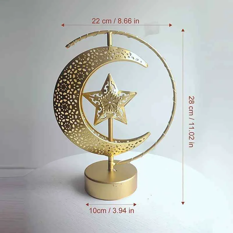 Efficient Table Lamp - 360° Wrought Iron Casual