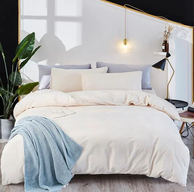 Sustainable Houseri Plain White Velvet Comforter Set Twin Fluffy Flannel All White Furry Bedding Sets Kids Fuzzy Comforter Sherpa Bedding Comforters Sets Twin Crafted
