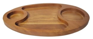 Elite House of Avana Oval Mango Wood Platter Breathable