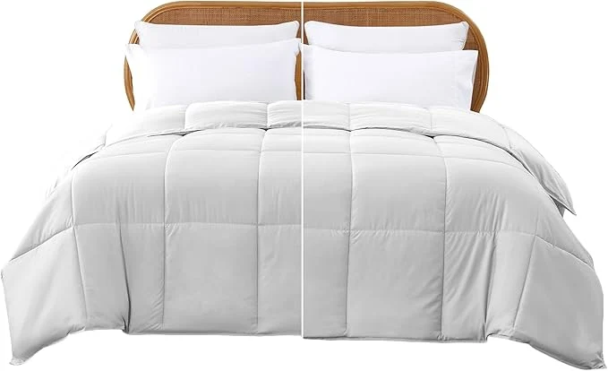 First-Class Modern Threads Down Reversible Comforter White White King High-Performance