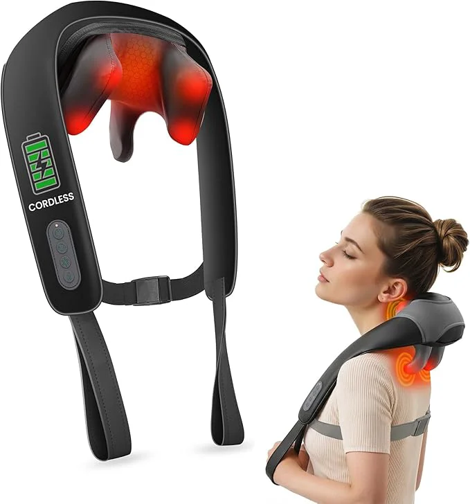 Exclusive Snailax Neck Massager for Pain Relief Deep Tissue Neck Massage Breathable