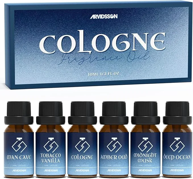 Expertly Made ARVIDSSON Cologne Fragrance Oils Set Essential Oils Optimized