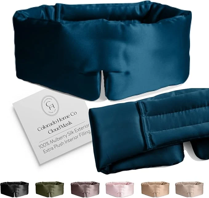 Minimalist SUNDAYSILKS™ Adjustable Silk Sleep Mask Easy-to-Use