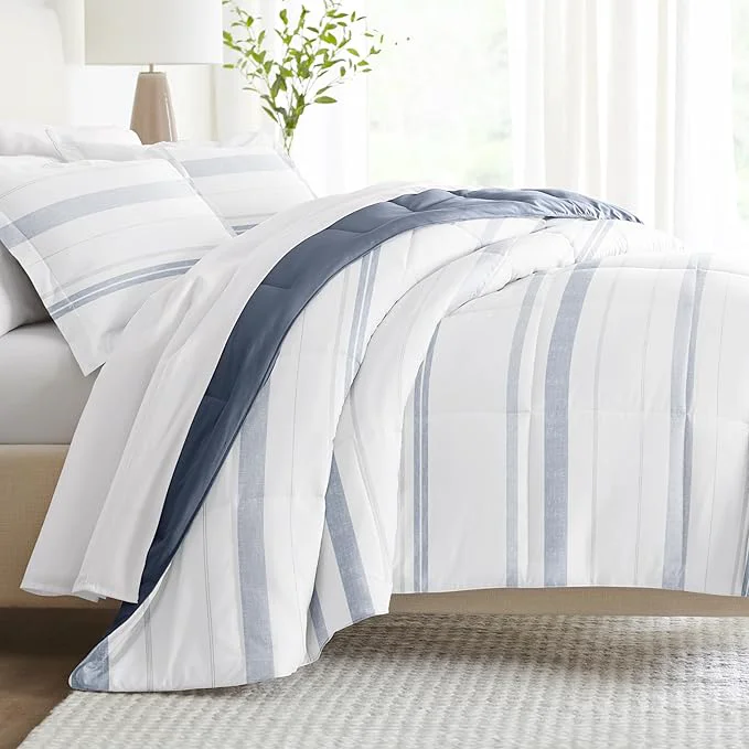 Exceptional Linen Market Reversible King Size Comforter Set 3 Piece - Bring Luxury Home with Our Soft and Lightweight Down Comforter King Set - This Includes Your King Comforter and 2 Pillow Shams Healthy