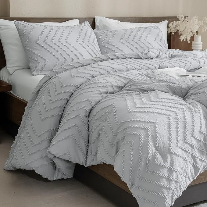 Efficient Andency Silver Grey Twin Twin XL Comforter Set Twin Bed Comforter for College Dorm Girls Boys Kids Boho Grey Soft Warm Cute Comforter 2 Pieces Aesthetic Chevron Bohemian Bedding Set Powerful