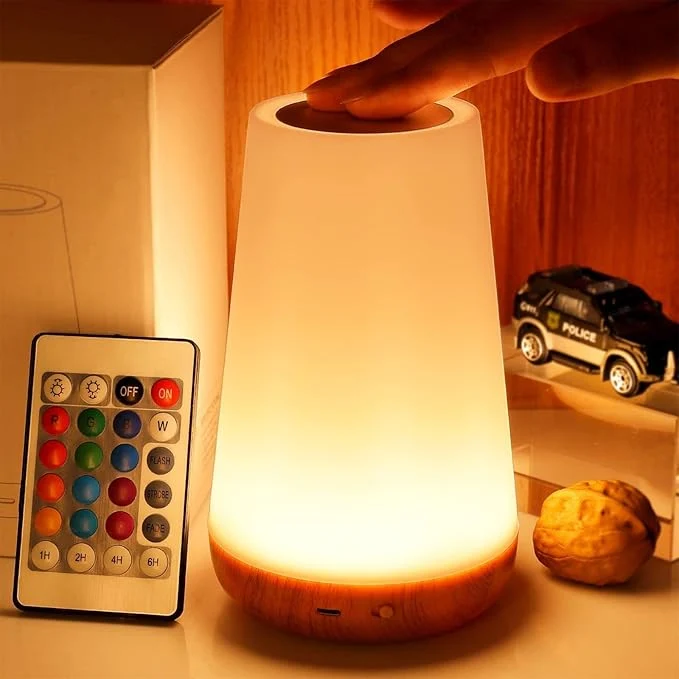 Practical THAUSDAS Night Light Dimmable Touch Lamp Green