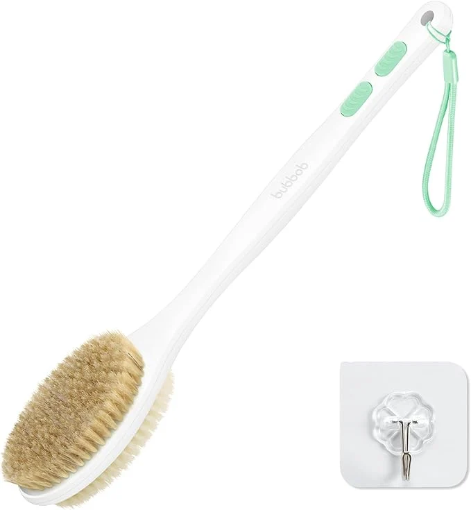 High-Grade Back Scrubber for Shower with Long Handle Exfoliating Bath Brush for Body Eco-Friendly