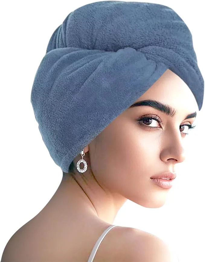 Casual Microfiber Hair Drying Towel Wrap Contemporary