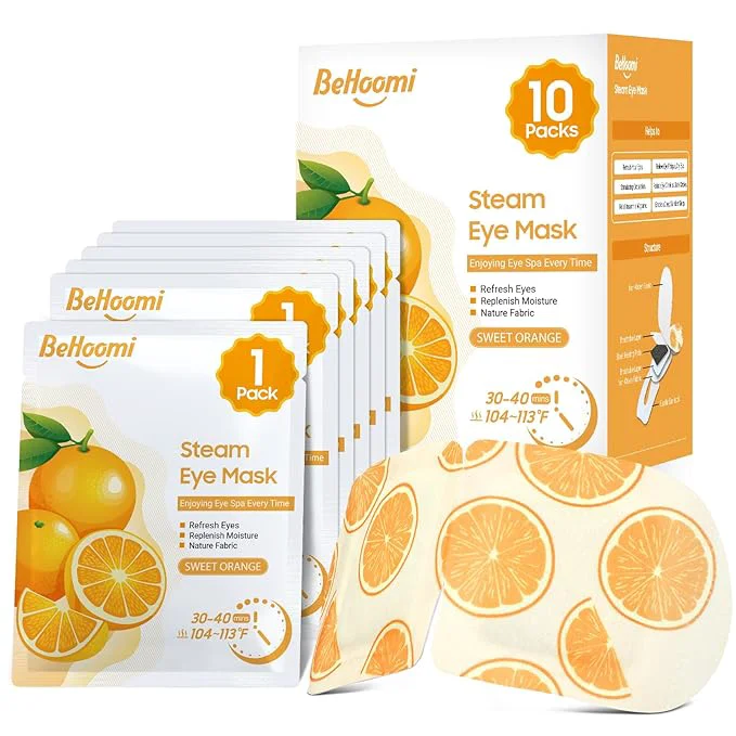 High-End BeHoomi Steam Eye Mask Self Heating Disposable SPA Warm Compress High-Quality