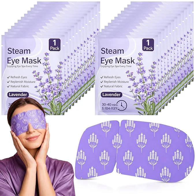 Carefully Designed 200 Pcs Steam Eye Masks for Dry Eyes Lavender Self Heated Steam Warm Eye Mask Original