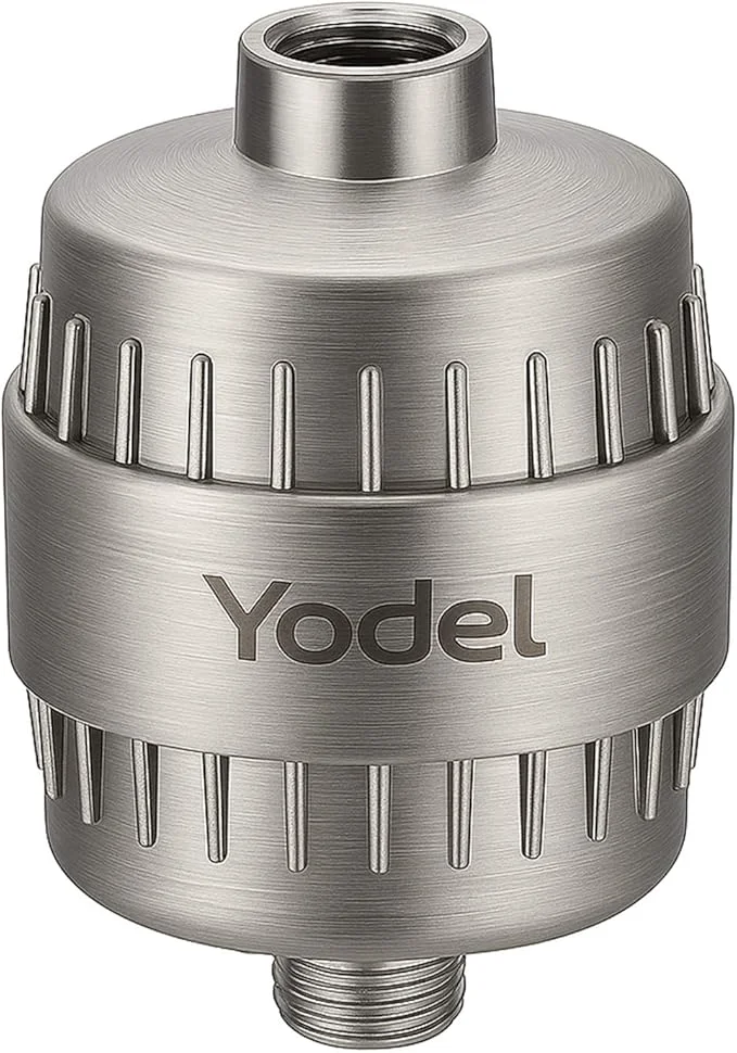 Crafted Yodel Shower Filter Brushed Nickel Organic