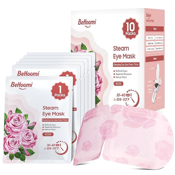 Contemporary BeHoomi Steam Eye Mask Self Heating Disposable SPA Warm Compress Flexible