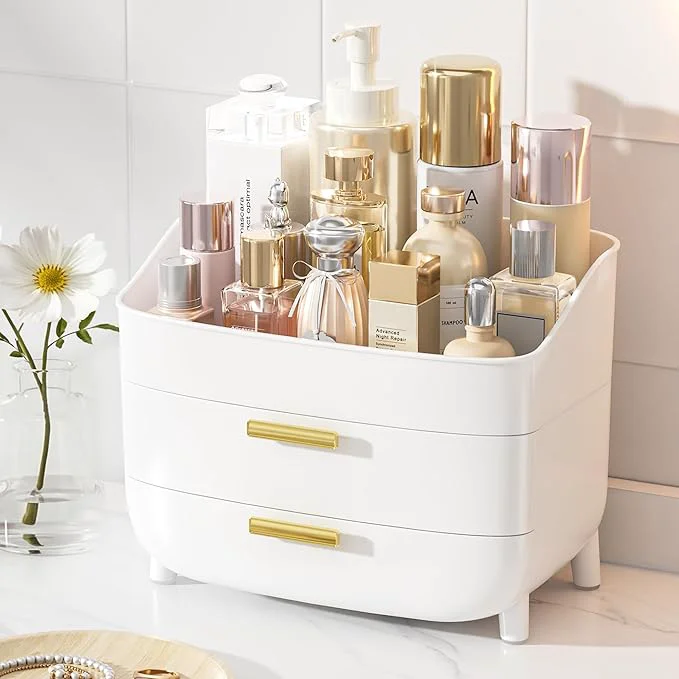 Next-Generation Vtopmart 3-Tier Skincare Makeup Organizer Verified