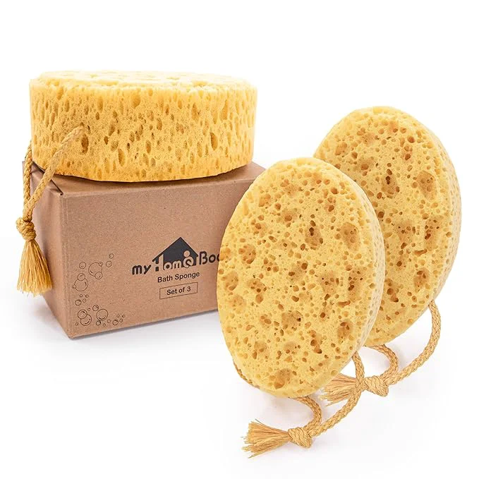Quality myHomeBody Bath Sponge Foam Loofah Body Scrubber Easy-to-Use