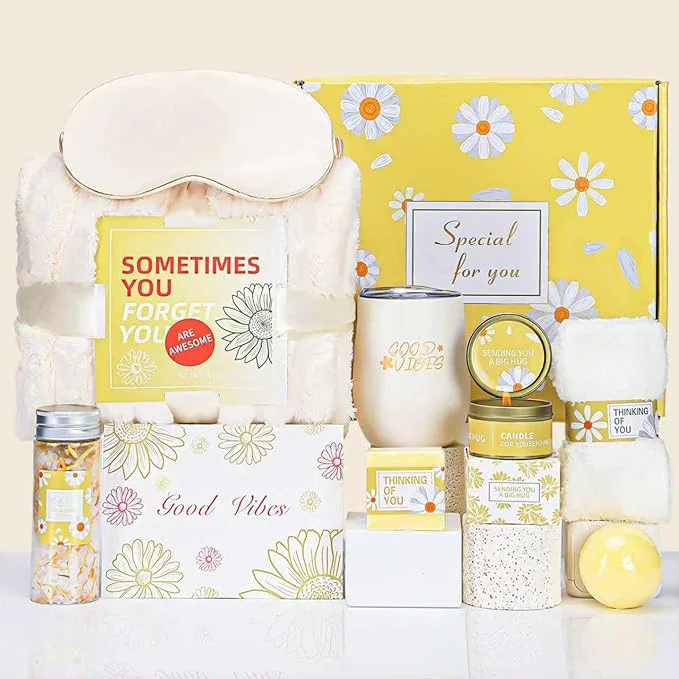 First-Class Self Care Gift Basket Luxury Spa Box Lightweight