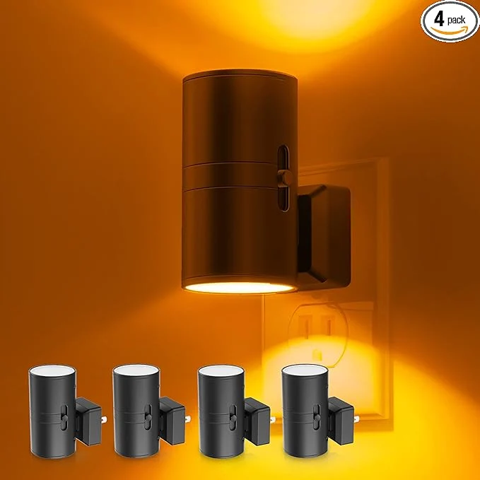 Versatile L LOHAS LED Night Light Amber Nightlight Dimmable Night Light Light Sensor Modern