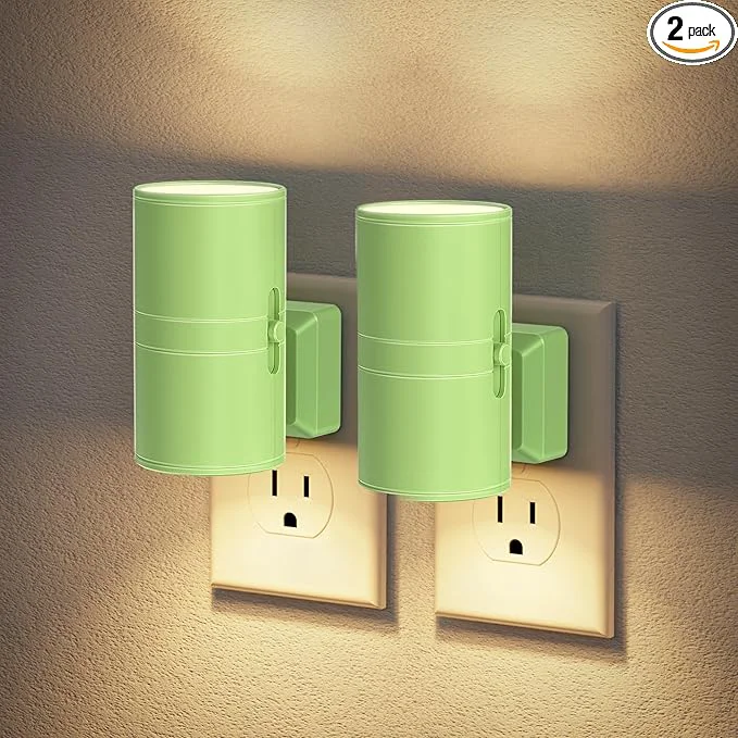 Luxury JandCase Night Lights Plug into Wall Dimmable Night Light Plug in Enhanced