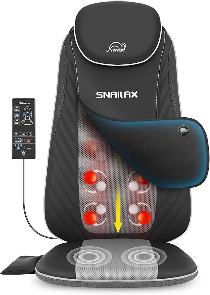 Contemporary Snailax Shiatsu Back Massager Safe
