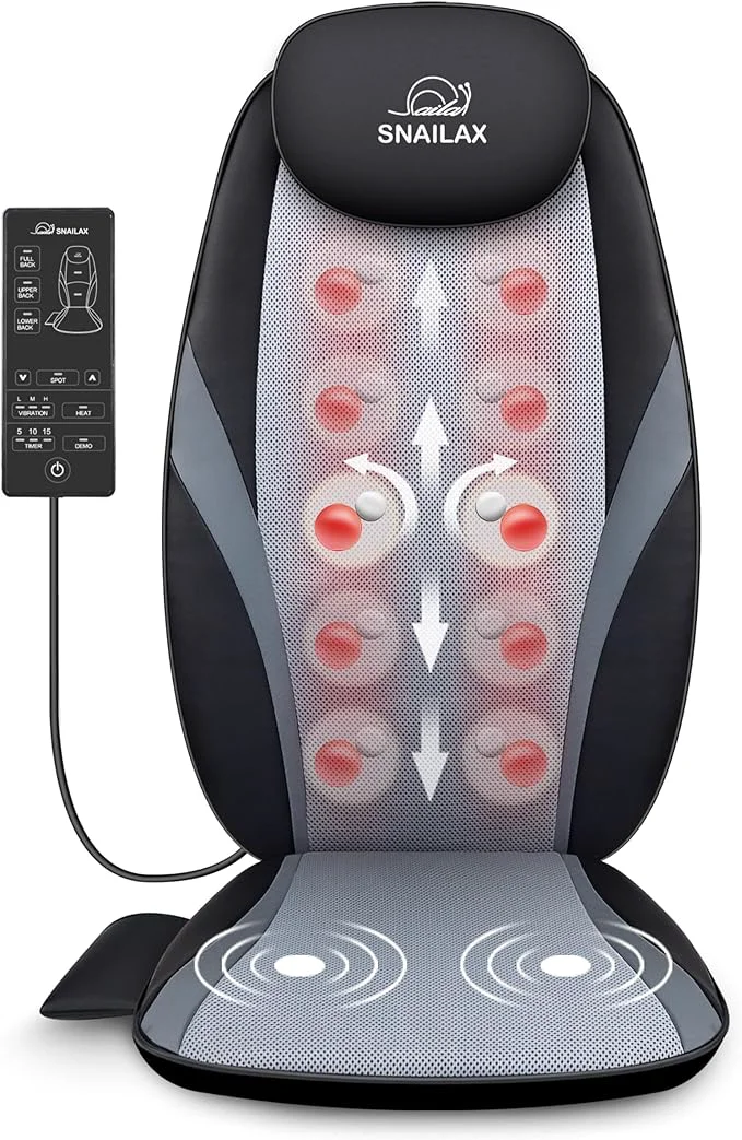Original Snailax Shiatsu Back Massager Natural