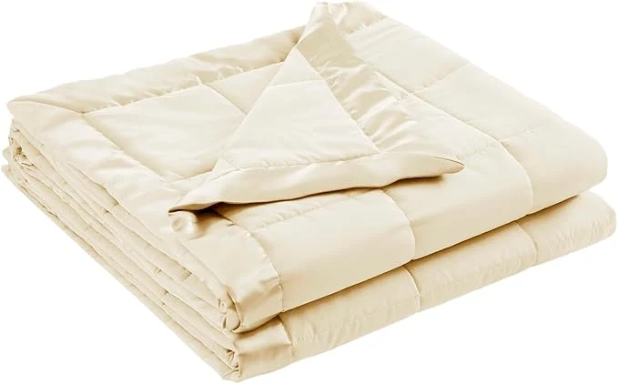 Powerful Madison Park Windom Down Blanket Premium 3M Scotchgard Moisture Wicking Treatment Lightweight and Soft Bed Cover For All Season Satin Trim Cream King Recyclable