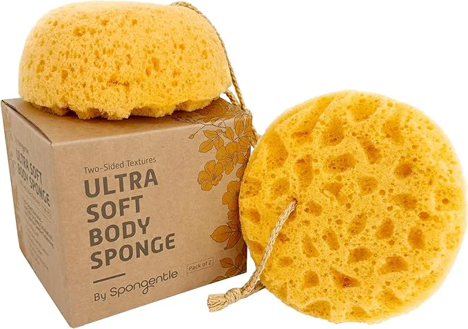 Convenient Spongentle Loofah Sponge for Shower and Bathing Bath Sponge Natural